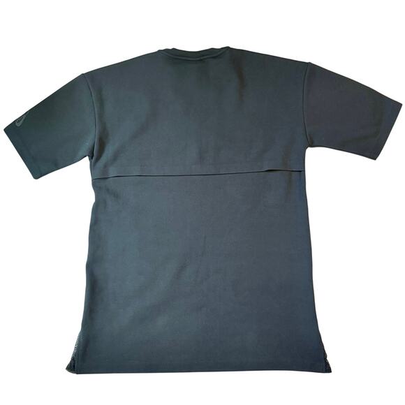 Nike Men's Medium Thick Black Shirt Side Mesh Slits Vent on Back Pockets Stylish - Picture 2 of 10